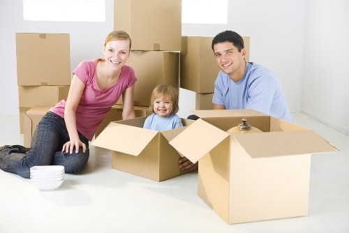 Professional packing services for a Hackney home move