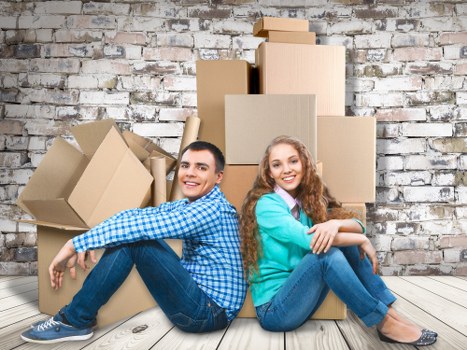 Mixed household items separated for reuse and waste recovery