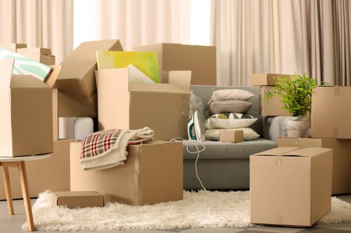 Local van service helping with a flat move in Hackney