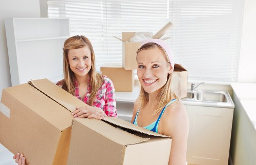 Loading furniture into a removal van in Hackney with care and planning